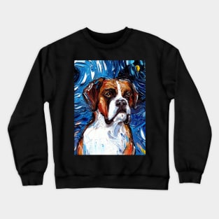 Boxer Night (Portrait) Crewneck Sweatshirt